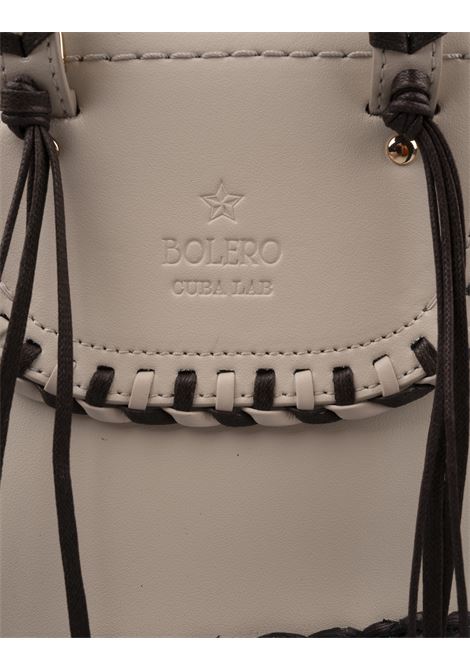 Borsa Bolero - White and Black CUBA LAB | BOLEROOFFWHITE BLACK